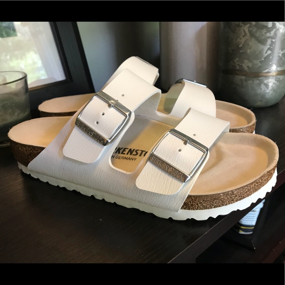White Birkenstock Size 38